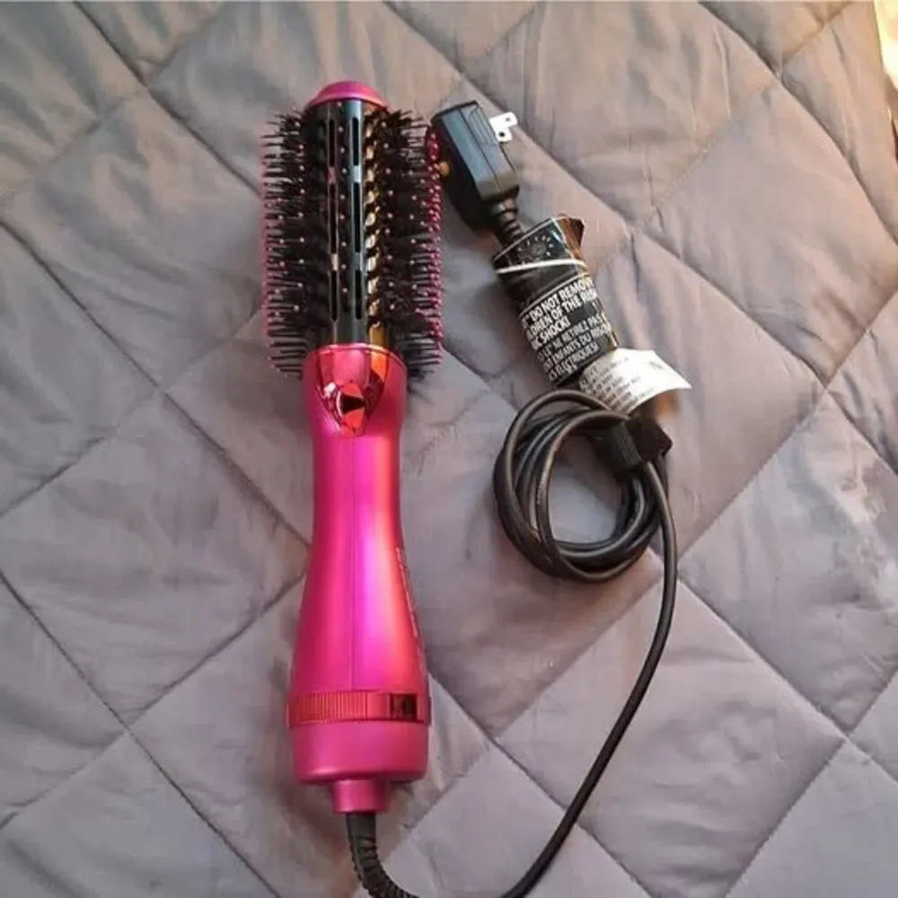 FOXYBae SM-5250 Pink/Black Brush Dryer 1.5in 1000W 3 Heat/2 Speed